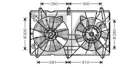 ElectroAuto 33V26016 - VENTILADOR->APLICACION ORIGINAL HON