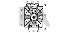 ElectroAuto 33V26032 - VENTILADOR->APLICACION ORIGINAL HON