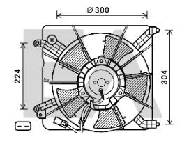 ElectroAuto 33V26036 - VENTILADOR->APLICACION ORIGINAL HON