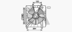 ElectroAuto 33V26038 - VENTILADOR->APLICACION ORIGINAL HON