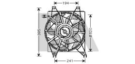 ElectroAuto 33V28002 - VENTILADOR->APLICACION ORIGINAL HYU