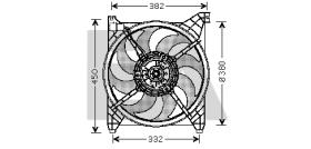 ElectroAuto 33V28005 - VENTILADOR->APLICACION ORIGINAL BEI