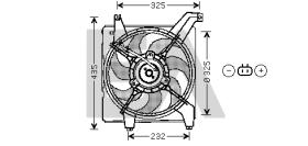 ElectroAuto 33V28007 - VENTILADOR->APLICACION ORIGINAL HYU