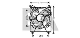 ElectroAuto 33V28016 - VENTILADOR->APLICACION ORIGINAL HYU