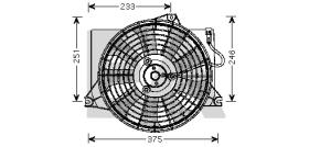 ElectroAuto 33V28021 - VENTILADOR->APLICACION ORIGINAL HYU
