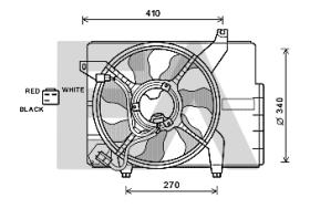 ElectroAuto 33V28027 - VENTILADOR->APLICACION ORIGINAL HYU