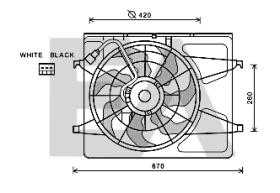 ElectroAuto 33V28030 - VENTILADOR->APLICACION ORIGINAL HYU