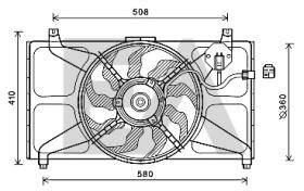 ElectroAuto 33V28037 - VENTILADOR->APLICACION ORIGINAL HYU