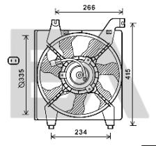 ElectroAuto 33V28038 - VENTILADOR->APLICACION ORIGINAL HYU