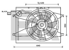 ElectroAuto 33V28039 - VENTILADOR->APLICACION ORIGINAL HYU