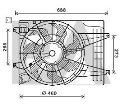 ElectroAuto 33V28040 - VENTILADOR->APLICACION ORIGINAL HYU