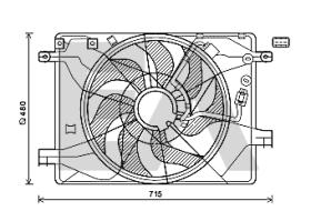 ElectroAuto 33V28054 - VENTILADOR->APLICACION ORIGINAL HYU