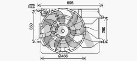 ElectroAuto 33V36043 - VENTILADOR->APLICACION ORIGINAL HYU