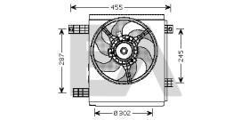 ElectroAuto 33V44001 - VENTILADOR->APLICACION ORIGINAL SMA