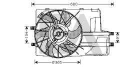 ElectroAuto 33V50008 - VENTILADOR->APLICACION ORIGINAL MER