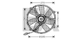 ElectroAuto 33V50009 - VENTILADOR->APLICACION ORIGINAL MER