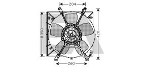 ElectroAuto 33V51006 - VENTILADOR->APLICACION ORIGINAL MIT