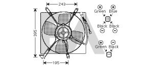 ElectroAuto 33V51012 - VENTILADOR->APLICACION ORIGINAL MIT