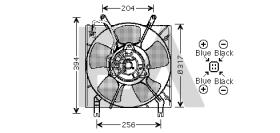 ElectroAuto 33V51015 - VENTILADOR->APLICACION ORIGINAL MIT