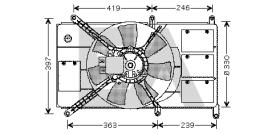 ElectroAuto 33V51020 - VENTILADOR->APLICACION ORIGINAL MIT