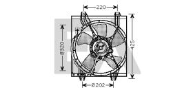 ElectroAuto 33V51025 - VENTILADOR->APLICACION ORIGINAL MIT
