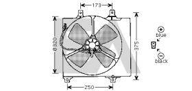 ElectroAuto 33V52001 - VENTILADOR->APLICACION ORIGINAL MAZ
