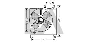 ElectroAuto 33V52007 - VENTILADOR->APLICACION ORIGINAL MAZ