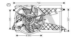 ElectroAuto 33V52028 - ELECTROVENTILADOR MAZDA