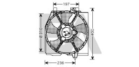 ElectroAuto 33V52033 - VENTILADOR->APLICACION ORIGINAL MAZ