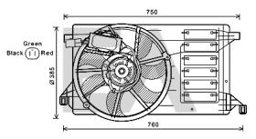 ElectroAuto 33V52043 - VENTILADOR->APLICACION ORIGINAL MAZ