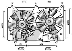 ElectroAuto 33V52046 - VENTILADOR->APLICACION ORIGINAL MAZ