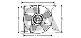 ElectroAuto 33V54004 - VENTILADOR->APLICACION ORIGINAL OPE