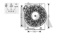 ElectroAuto 33V54008 - ELECTROVENTILADOR VAUXHALL