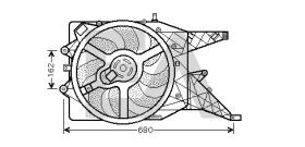 ElectroAuto 33V54014 - ELECTROVENTILADOR VAUXHALL