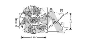 ElectroAuto 33V54016 - VENTILADOR->APLICACION ORIGINAL OPE