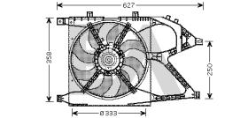 ElectroAuto 33V54019 - VENTILADOR->APLICACION ORIGINAL OPE