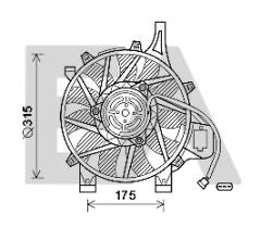 ElectroAuto 33V54035 - VENTILADOR->APLICACION ORIGINAL OPE