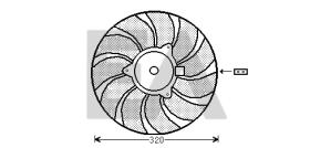 ElectroAuto 33V54038 - VENTILADOR->APLICACION ORIGINAL CHE