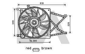 ElectroAuto 33V54039 - VENTILADOR->APLICACION ORIGINAL OPE