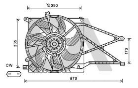ElectroAuto 33V54048 - VENTILADOR->APLICACION ORIGINAL OPE