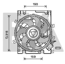 ElectroAuto 33V54049 - VENTILADOR->APLICACION ORIGINAL OPE