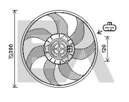 ElectroAuto 33V54050 - VENTILADOR->APLICACION ORIGINAL OPE