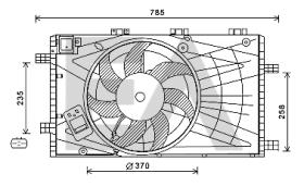 ElectroAuto 33V54051 - VENTILADOR->APLICACION ORIGINAL OPE