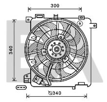 ElectroAuto 33V54053 - ELECTROVENTILADOR VAUXHALL