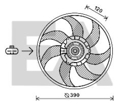 ElectroAuto 33V54056 - VENTILADOR->APLICACION ORIGINAL OPE