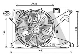 ElectroAuto 33V54060 - VENTILADOR->APLICACION ORIGINAL CHE