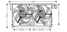 ElectroAuto 33V55003 - VENTILADOR->APLICACION ORIGINAL PEU