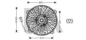 ElectroAuto 33V55014 - ELECTROVENTILADOR PEUGEOT