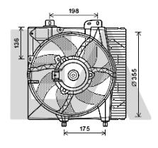 ElectroAuto 33V55021 - ELECTROVENTILADOR PEUGEOT