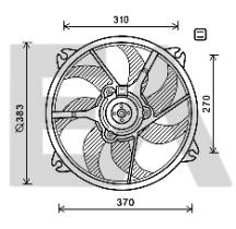 ElectroAuto 33V55025 - VENTILADOR->APLICACION ORIGINAL PEU